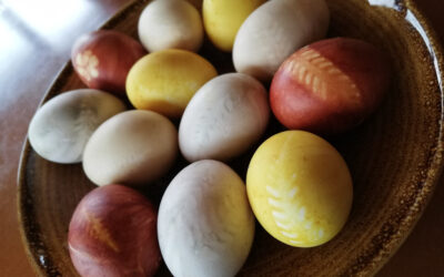 Natural dyes for Easter eggs